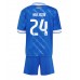 Real Madrid Dean Huijsen #24 Tredjedraktsett Barn 2025-26 Korte ermer (+ Korte bukser)